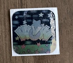 Vintage 90s Holographic Stickers – Set of 7