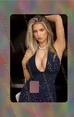 Beautiful Lady Adult Fan Art Card Decal *