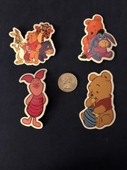 Disney Stickers – Disney Winnie The Pooh / Tigger Lot of 4 Stickers.