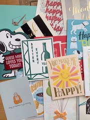 ∞ 125 Greeting Card Fronts Junk Journal Ephemera Paper Craft Scrapbooking ∞