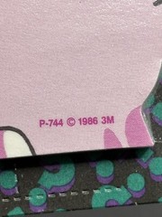Vintage 1980s 3M Post-It Note Pad Pink Pig 40 Sheets Sticky