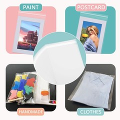 AcidFree Picture Sleeves, 100Pack Crystal Clear Storage Bags for 12×12 Art Pr…