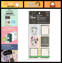 Disney-Inspired 30-Sheet Sticker Set for Planners, Calendars & Journals – 474 Ea