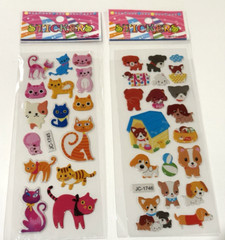 Cat Dog Stickers Puppy Kitty Dog House Pet Feline Animals JC1745 JC1746 NEW READ