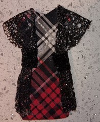 Lot of 3 Handmade Dresses For Junk Journals Scrapbooks Shadow Boxes Or Ornaments