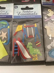 Sandylion Essentials Dimensional Scrapbooking Stickers, 10 Packages 2004