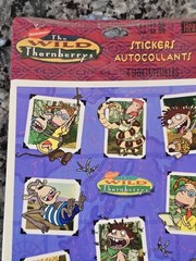 Nickelodeon The Wild Thornberrys Hallmark Stickers 4 Sheets Sealed 00s