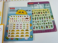 Tiny Kawaii Cute Stickers Lot & Border Abstract Sticker Books