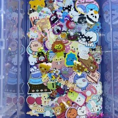 Kawaii Sticker Flakes San X Sanrio KAMIO Japan QLIA 50 Pieces Mix Grab Bag Lot
