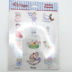 Vtg Scrapbook Stickers Lot 13 Frances Meyer NRN Mrs Grossmans Girl Birthday