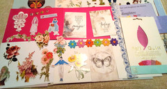Cardmaking/Collage Supplies, 200 Pieces