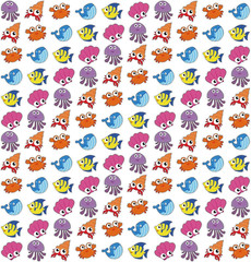 3000 Pcs Fish Stickers for Shark Ocean Sea Life DIY Decor