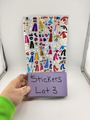 Jot 123 Mini Paper Doll Stickers Laser Ages 3+ Kids Craft Activity Sheet