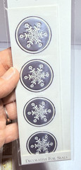 Fossler Seals From Marian Heath Stickers LOT «C» Christmas Tree Snowflake Holly