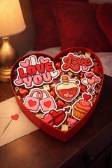 Valentine’s Sticker Set – 14 Piece