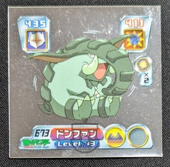 Pokemon 2004 Amada Hyper Collection Metallic Sticker Seal – Donphan 673 – LP