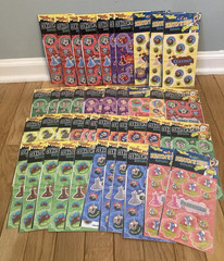 Lot of 45 Retro Style Nostalgic Stink Factory Scratch Sniff Stickers Sealed NIP
