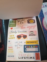 732 Pc Booklet Recollections Planner Stickers Travel Theme
