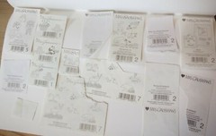 Mrs. Grossman Lot of Vintage Stickers Partials animals, birds, wildlife, frogs