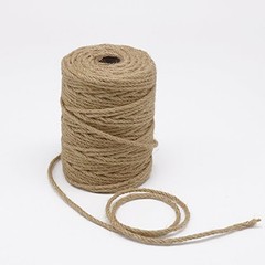 164 Feet 4mm Natural Jute Twine, Brown Twine Rope for Crafts, Gift 50 Meters