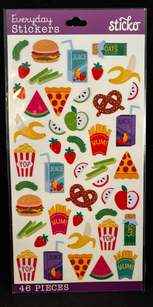 Sticko – Everyday Stickers – Snack Time – 46 pcs