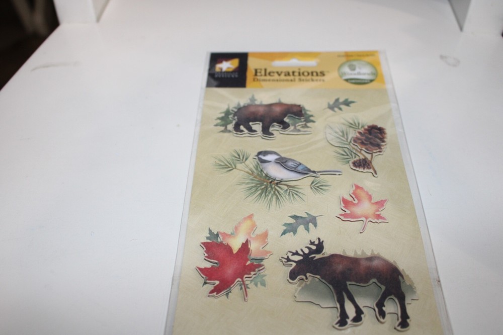 American Traditional Designs Elevations Dimensional Stickers Woodland Earthtones