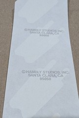 Vintage HAMBLY STUDIOS Popsicles Chrome Mylar Stickers Set of 4