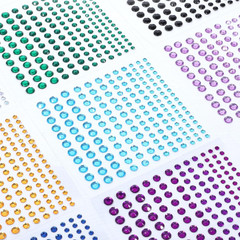 Rhinestone Gem Stickers, 2475 Pcs Self Adhesive Face Gems Rhinestones, Women Fac