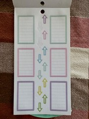 Used MAMBI Happy Planner 2018 Sticker Book Neon Lights Most Stickers Included