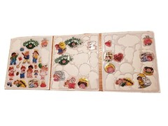 VTG 80s Cabbage Patch Kids Puffy Stick On Stickers Mixed Lot 3 Partial Sheets