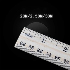 200-500Pcs Clear Transparent Retail Package Seals round Circle Seal Sticker