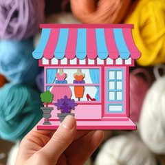 Store House Die Cuts for Card Making Bakery Bookstore Metal Cutting Dies Shoppin