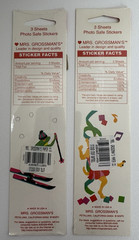 Mrs. Grossman’s Tulips Daffodils Floral Stickers 4 Sealed Pkgs 12 Sheets NIP