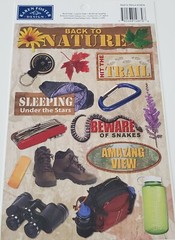 *YOU CHOOSE* Jolee’s/Others CAMPING/FISHING/HIKING/CANOEING Dimensional Stickers