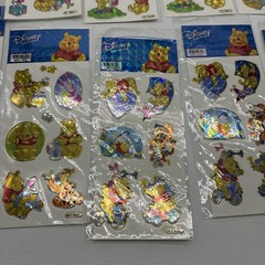 Disney Pooh Piglet Eyeore Stickers lot of 10 New