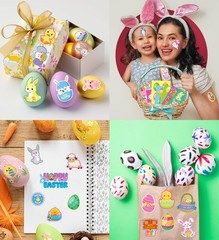 Easter Stickers for Kids – 400 Pcs Easter Basket Stuffers | Easters Gifts