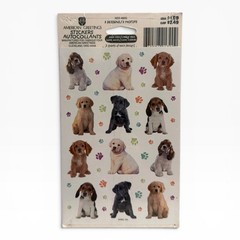 Vintage American Greetings Stickety Do Da Puppy Dog Stickers 4 Sheets 2 Designs