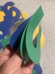 Lot Of 4” Jumbo Letters And Numbers – Green, Yellow, Gold & Blue (A8)