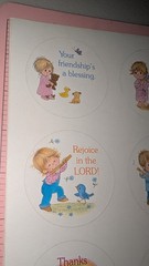Vintage Current Inc Stickers Heavenly Dreamers Religious God 1 Sheet (Design #2)