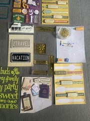 Travel-Themed Scrapbook Stickers & Embellishments Lot