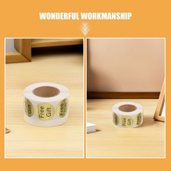 1000 Pcs Free Gift Stickers Adhesive Present Sealing Appreciation