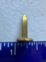 Vtg LOT Metal Brads Split Pin Brass Paper Fasteners & Thumb Tacks Scrapbooking