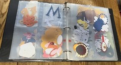 Binder Of Large Collection Of Scrapbooking Cutouts (DT-box1)