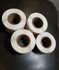Lot Of 4 Sticker Rolls Amount On Each Roll Is Unknown