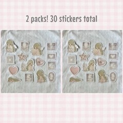 Coquette Kawaii Pastel Sticker Pack 30pc | Journal Scrapbook Stickers