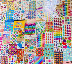 500 Sticker Lot! Among Us Minecraft Transformers Spiderman Pokemon Crayola