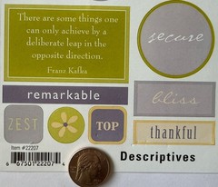 THERE ARE SOME THINGS Stickers(37pc)ChatterBox •Memories•Phrase•Real•Card Making