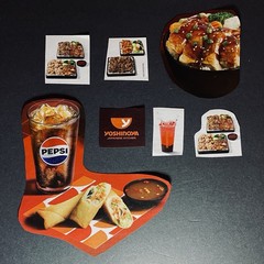 Paper Clippings Scrapbook Asian Fast Food Junk Journals Collage Decoupage Craft