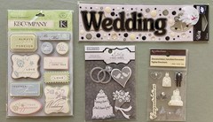 Large Lot of Wedding Stickers and Stamps! Jolee’s Boutique, K & Co,, Etc