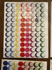Vintage Smiley Face Stickers American Greetings, AGC, Partially Used